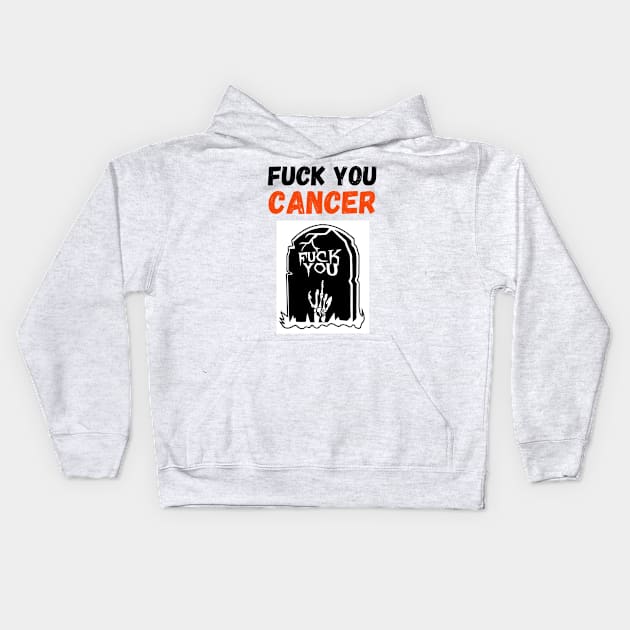 Fuck You Cancer Kids Hoodie by PinkPandaPress